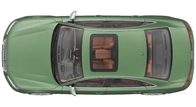 Auto vista dall'alto